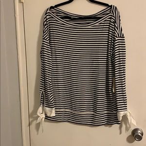 Stella & Dot Maette Line Striped Top